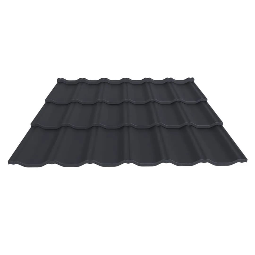 Металлочерепица ГРАДО 0,45 мм RAL 7024 Арт.201135-7024 - 342043982
