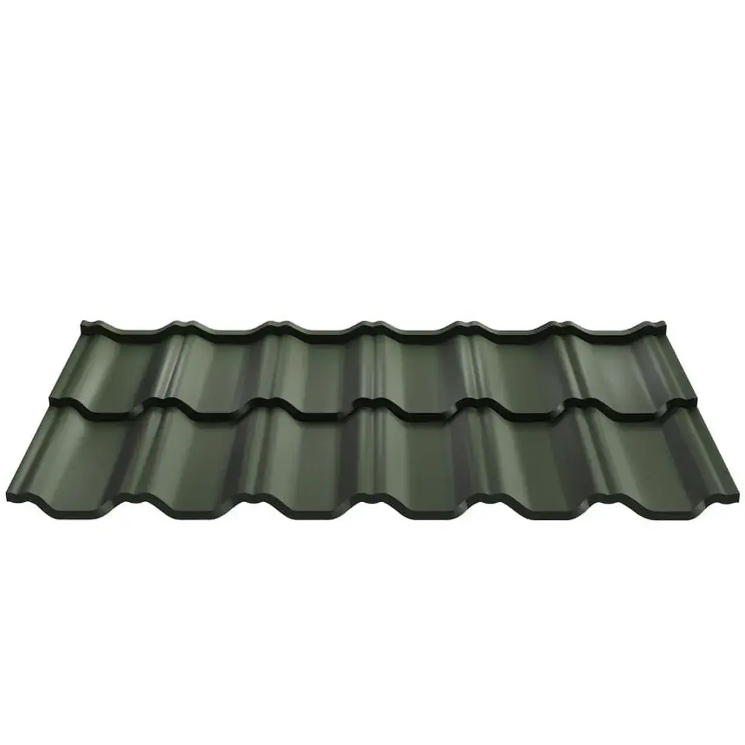 Модульна металочерепиця ГРАДО 0,5 мм RAL 6020m Арт.202105-6020 - 226190
