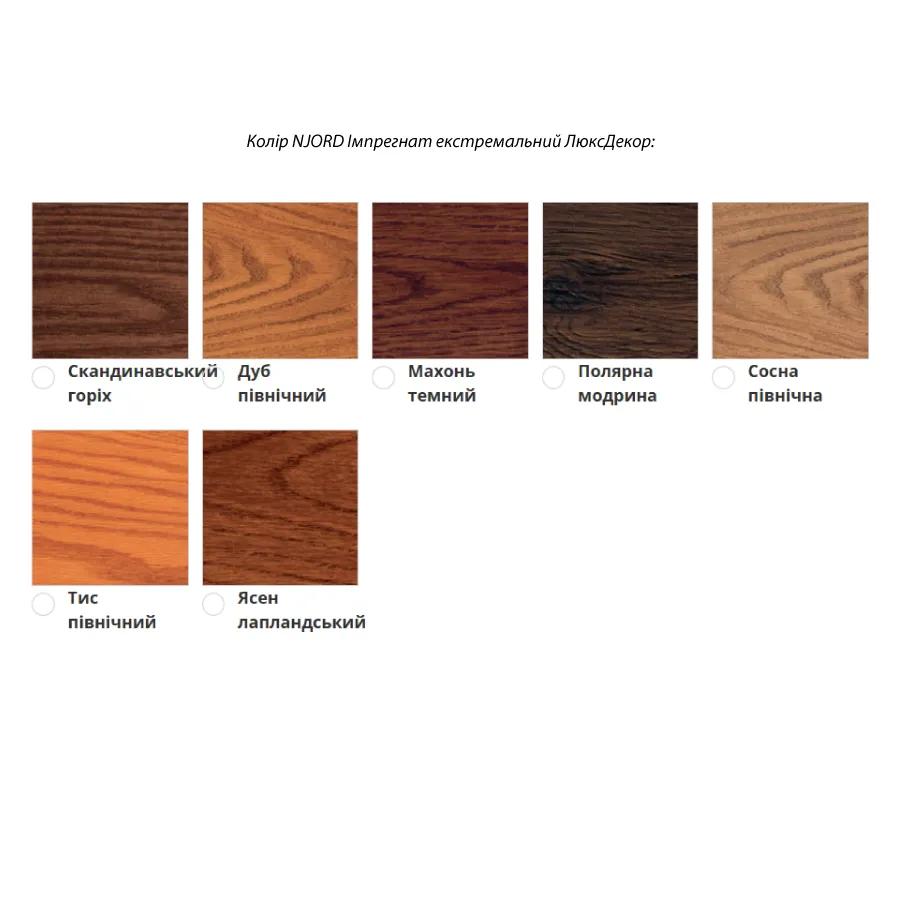 NJORD Імпрегнат екстремальний LuxDecor махонь темний 2,5 л. - 228936