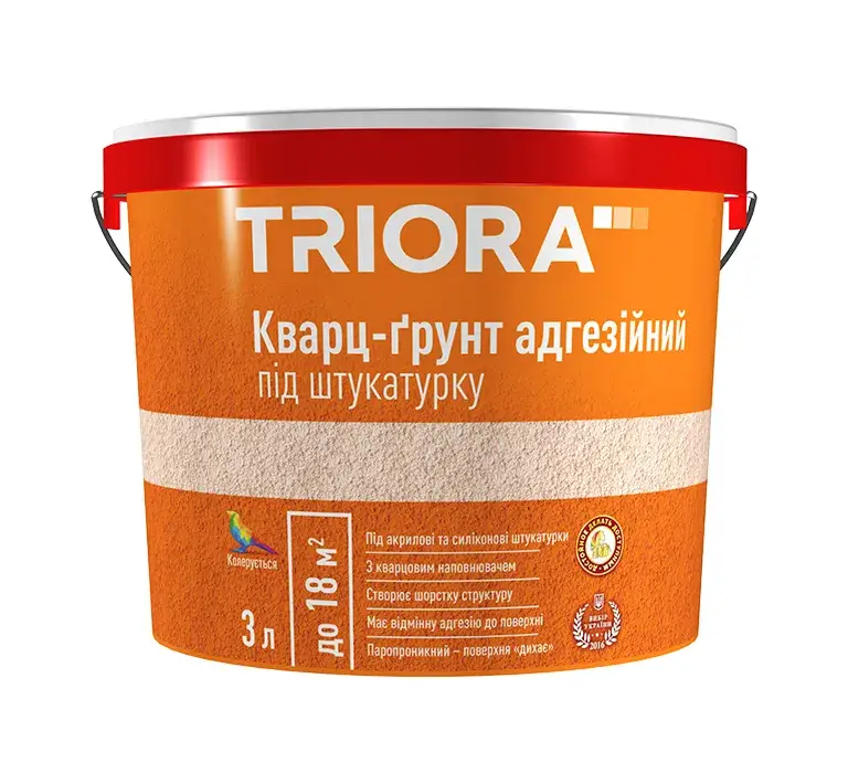 Кварц-ґрунт під штукатурку TRIORA - 10 л - 229031