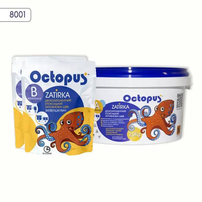Эпоксидная затирка Octopus Zatirka 2,50 кг цвет 8001 (8001-2) - 232487