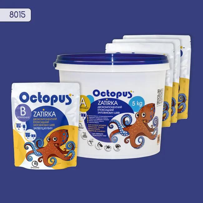 Епоксидна затирка Octopus Zatirka 5,00 кг колір 8015 (8015-5) - 232544