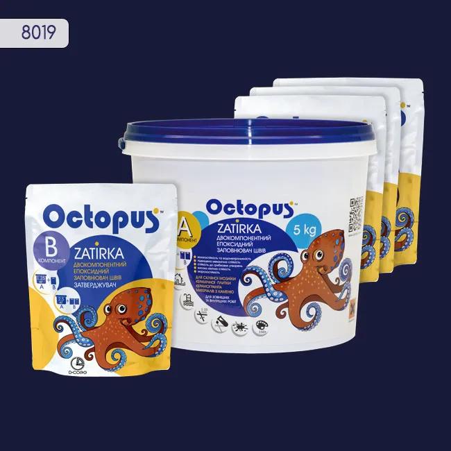 Эпоксидная затирка Octopus Zatirka 5,00 кг цвет 8019 (8019-5) - 232562