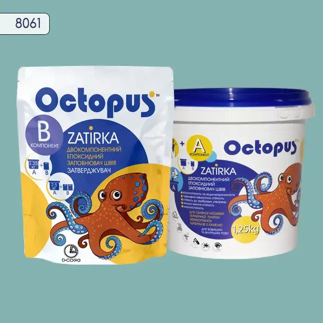 Эпоксидная затирка Octopus Zatirka 1,25 кг цвет 8061 (8061-1) - 232574