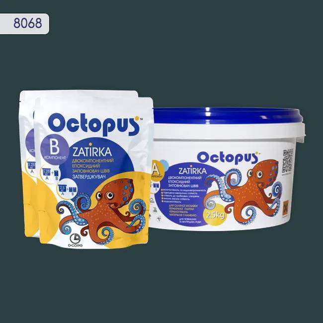 Епоксидна затирка Octopus Zatirka 2,50 кг колір 8068 (8068-2) - 232613