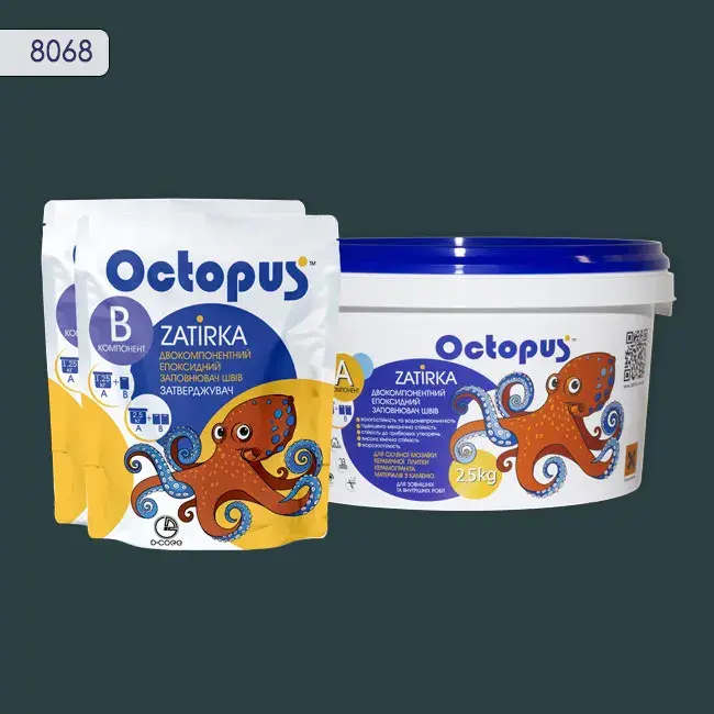 Эпоксидная затирка Octopus Zatirka 2,50 кг цвет 8068 (8068-2) - 232613
