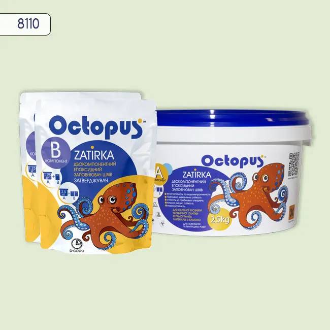 Епоксидна затирка Octopus Zatirka 2,50 кг колір 8110 (8110-2) - 232676