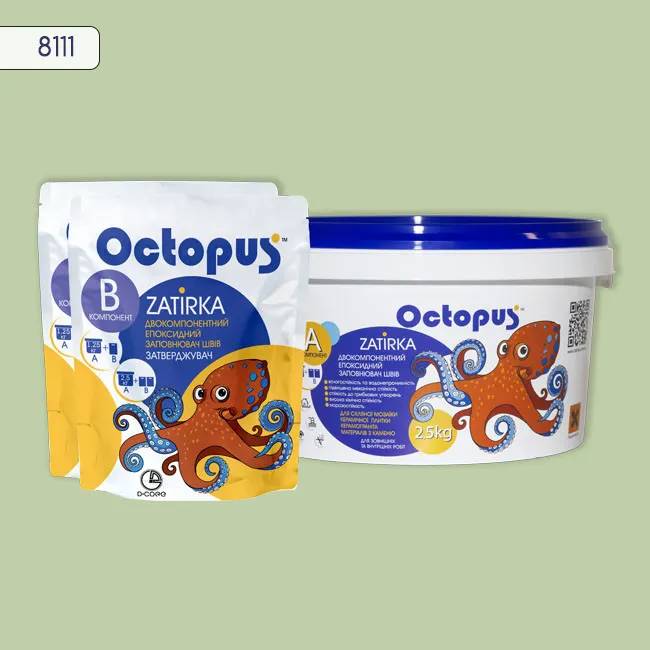 Эпоксидная затирка Octopus Zatirka 2,50 кг цвет 8111 (8111-2) - 232685