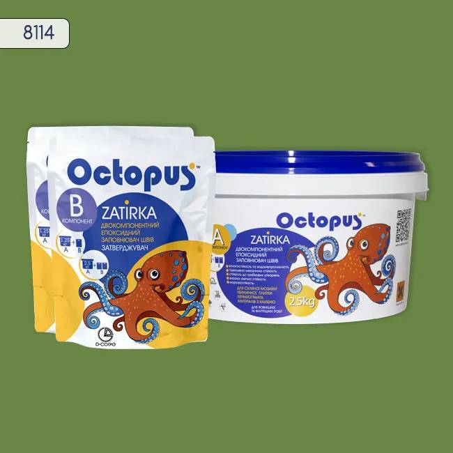 Епоксидна затирка Octopus Zatirka 2,50 кг колір 8114 (8114-2) - 232703