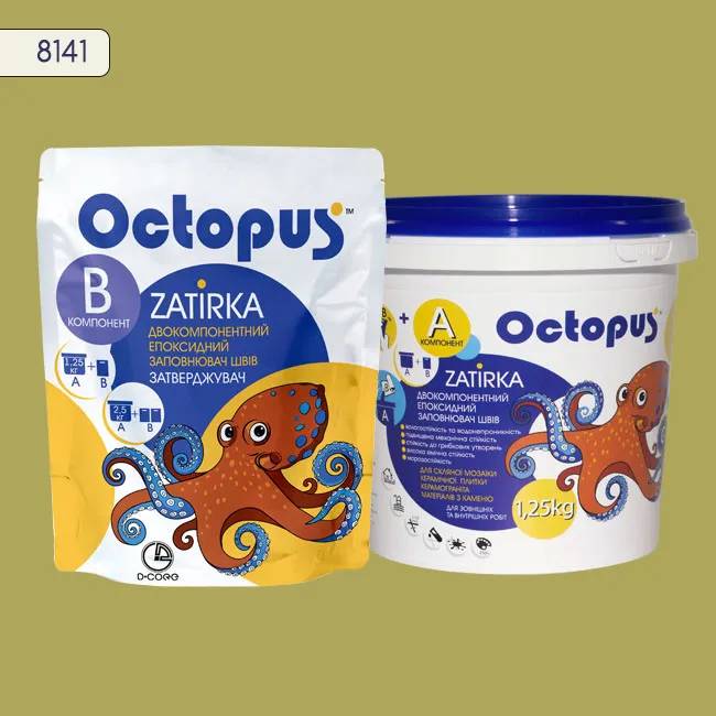 Эпоксидная затирка Octopus Zatirka 1,25 кг цвет 8141 (8141-1) - 232727