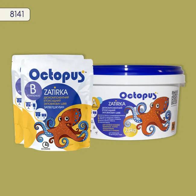Епоксидна затирка Octopus Zatirka 2,50 кг колір 8141 (8141-2) - 232730