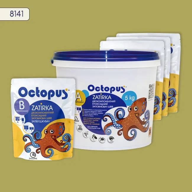 Эпоксидная затирка Octopus Zatirka 5,00 кг цвет 8141 (8141-5) - 232733