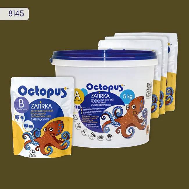 Эпоксидная затирка Octopus Zatirka 5,00 кг цвет 8145 (8145-5) - 232751