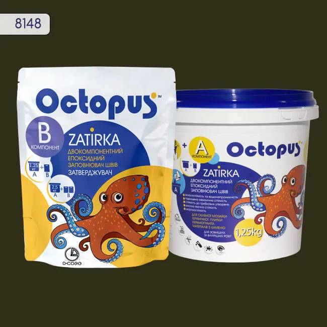 Епоксидна затирка Octopus Zatirka 1,25 кг колір 8148 (8148-1) - 232763