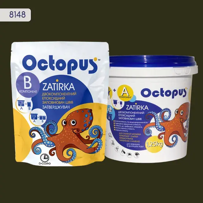 Епоксидна затирка Octopus Zatirka 1,25 кг колір 8148 (8148-1) - 232763