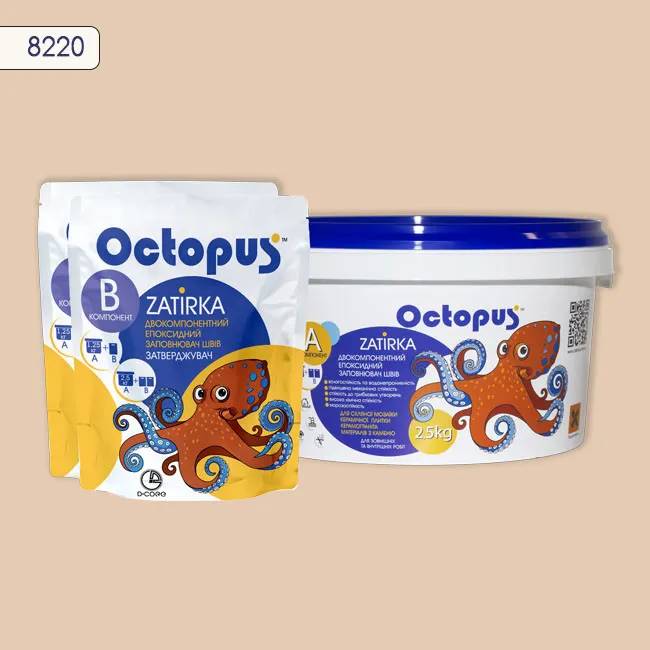 Епоксидна затирка Octopus Zatirka 2,50 кг колір 8220 (8220-2) - 232775