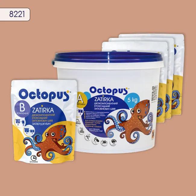 Епоксидна затирка Octopus Zatirka 5,00 кг колір 8221 (8221-5) - 232787