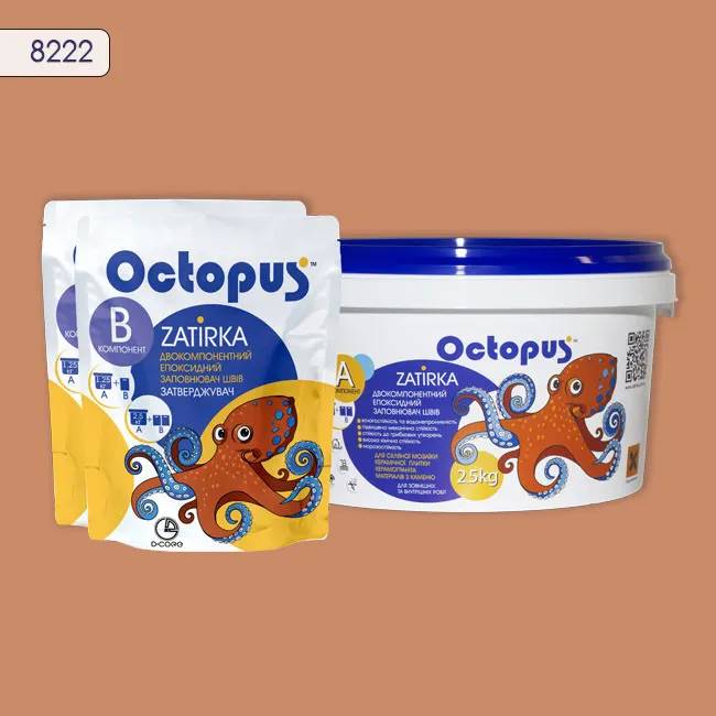 Епоксидна затирка Octopus Zatirka 2,50 кг колір 8222 (8222-2) - 232793