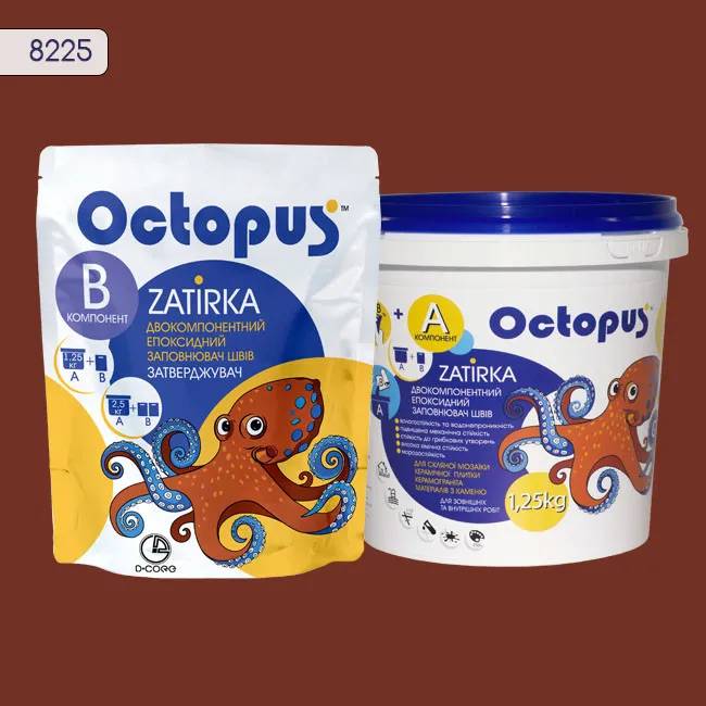 Епоксидна затирка Octopus Zatirka 1,25 кг колір 8225 (8225-1) - 232817