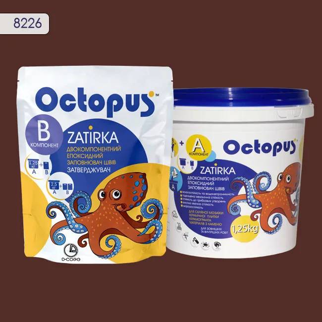 Епоксидна затирка Octopus Zatirka 1,25 кг колір 8226 (8226-1) - 232826