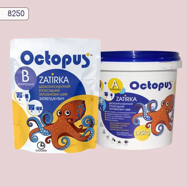 Эпоксидная затирка Octopus Zatirka 1,25 кг цвет 8250 (8250-1) - 232898