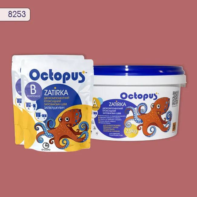 Епоксидна затирка Octopus Zatirka 2,50 кг колір 8253 (8253-2) - 232928