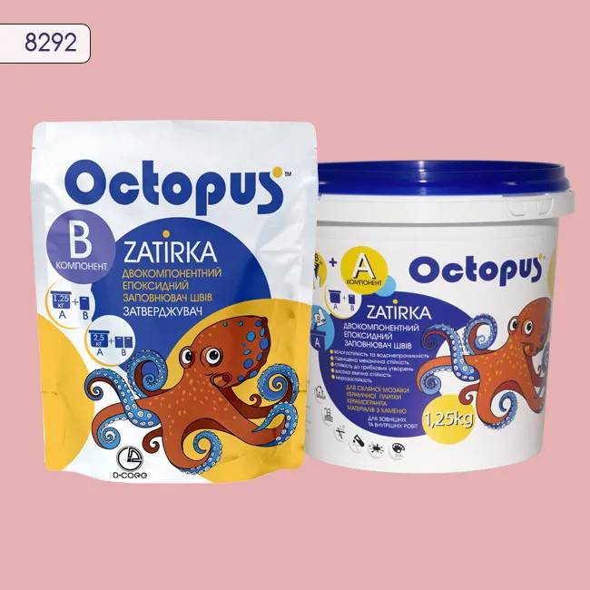 Епоксидна затирка Octopus Zatirka 1,25 кг колір 8292 (8292-1) - 232970