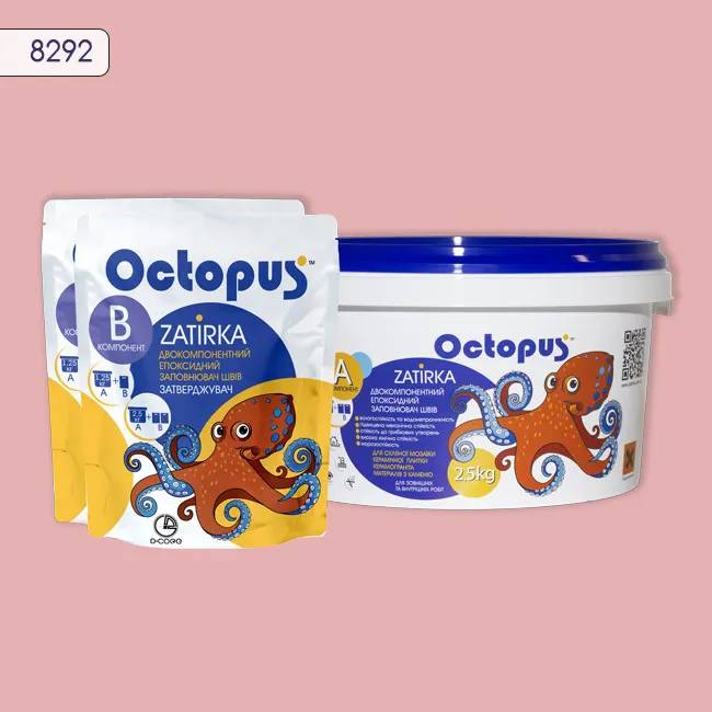 Епоксидна затирка Octopus Zatirka 2,50 кг колір 8292 (8292-2) - 232973