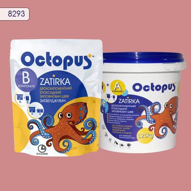 Эпоксидная затирка Octopus Zatirka 1,25 кг цвет 8293 (8293-1) - 232979