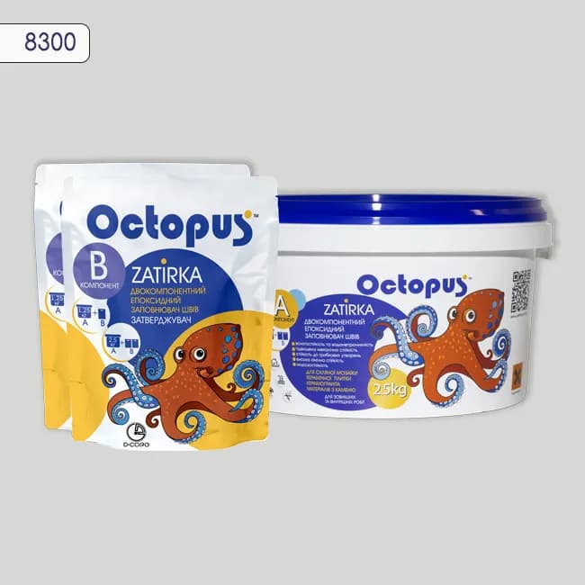 Эпоксидная затирка Octopus Zatirka 2,50 кг цвет 8300 (8300-2) - 146938354