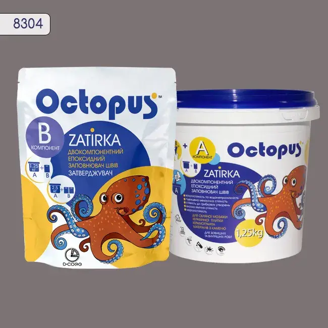 Эпоксидная затирка Octopus Zatirka 1,25 кг цвет 8304 (8304-1) - 233051