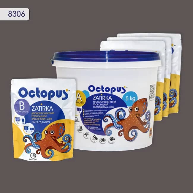 Эпоксидная затирка Octopus Zatirka 5,00 кг цвет 8306 (8306-5) - 233066
