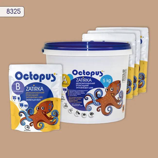 Эпоксидная затирка Octopus Zatirka 5,00 кг цвет 8325 (8325-5) - 233111