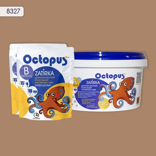 Епоксидна затирка Octopus Zatirka 2,50 кг колір 8327 (8327-2) - 233117