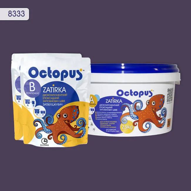 Епоксидна затирка Octopus Zatirka 2,50 кг колір 8333 (8333-2) - 233162