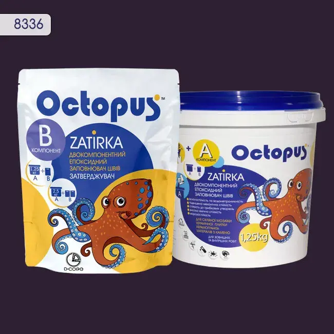 Эпоксидная затирка Octopus Zatirka 1,25 кг цвет 8336 (8336-1) - 233168