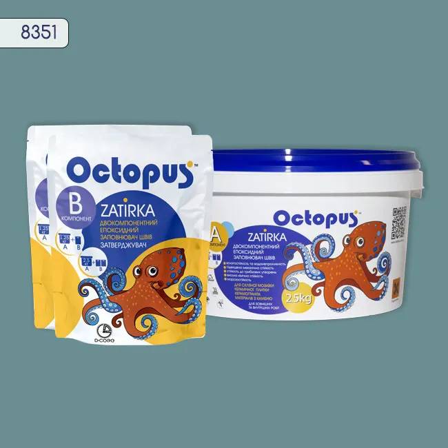 Епоксидна затирка Octopus Zatirka 2,50 кг колір 8351 (8351-2) - 233189