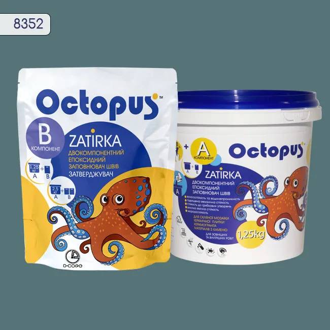 Епоксидна затирка Octopus Zatirka 1,25 кг колір 8352 (8352-1) - 233195