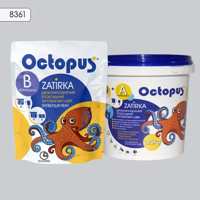 Епоксидна затирка Octopus Zatirka 1,25 кг колір 8361 (8361-1) - 233240