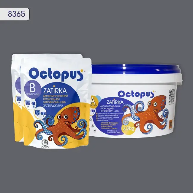 Епоксидна затирка Octopus Zatirka 2,50 кг колір 8365 (8365-2) - 233270