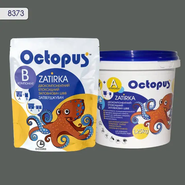 Епоксидна затирка Octopus Zatirka 1,25 кг колір 8373 (8373-1) - 233321