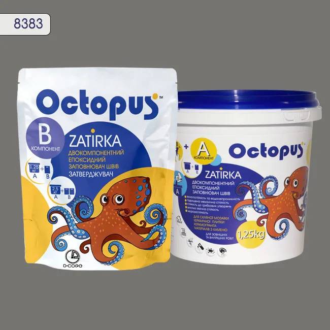 Епоксидна затирка Octopus Zatirka 1,25 кг колір 8383 (8383-1) - 233366
