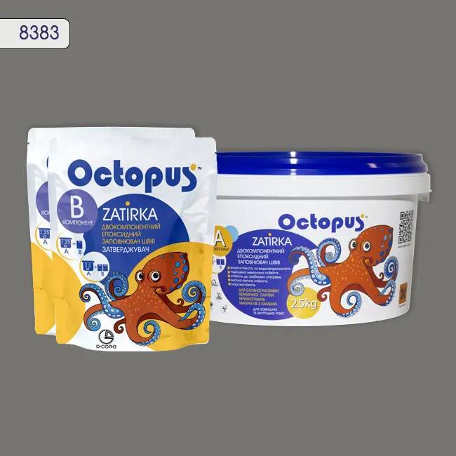 Епоксидна затирка Octopus Zatirka 2,50 кг колір 8383 (8383-2) - 233369