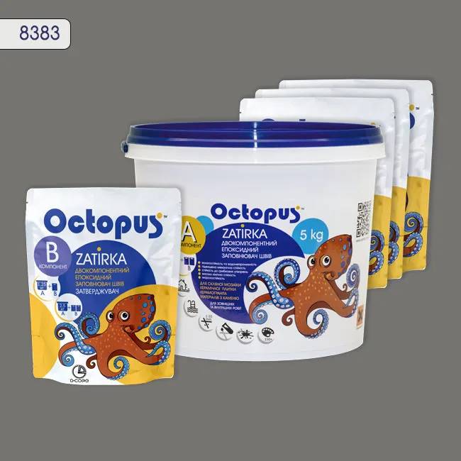 Епоксидна затирка Octopus Zatirka 5,00 кг колір 8383 (8383-5) - 233372