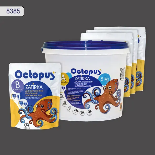 Эпоксидная затирка Octopus Zatirka 5,00 кг цвет 8385 (8385-5) - 233390