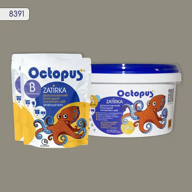Эпоксидная затирка Octopus Zatirka 2,50 кг цвет 8391 (8391-2) - 233414