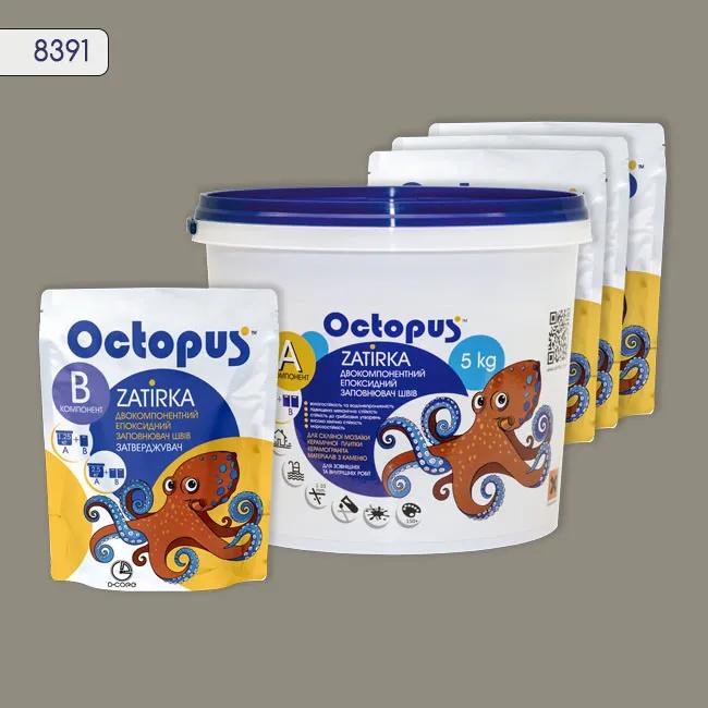 Епоксидна затирка Octopus Zatirka 5,00 кг колір 8391 (8391-5) - 233417