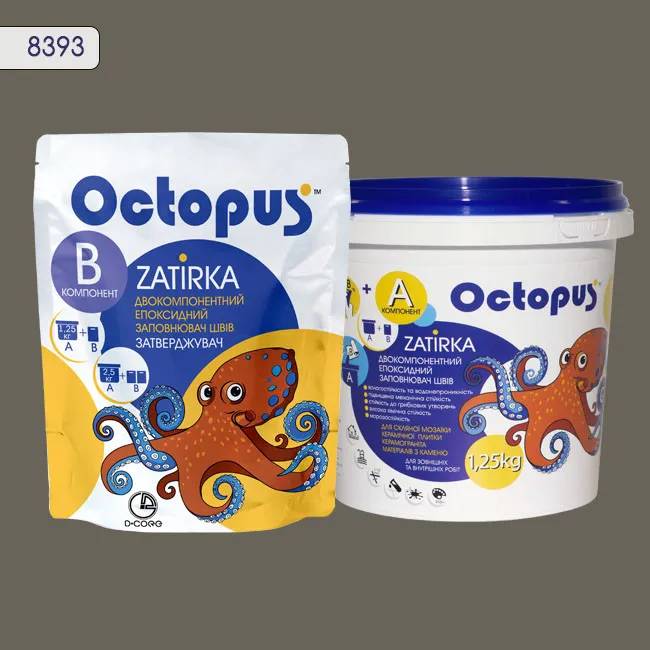 Епоксидна затирка Octopus Zatirka 1,25 кг колір 8393 (8393-1) - 233420