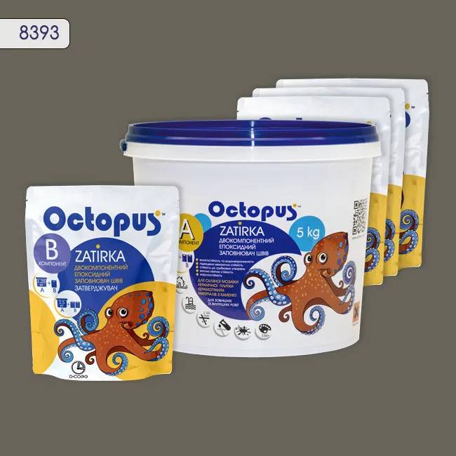 Епоксидна затирка Octopus Zatirka 5,00 кг колір 8393 (8393-5) - 233426
