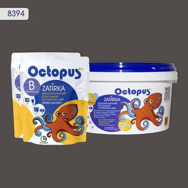 Епоксидна затирка Octopus Zatirka 2,50 кг колір 8394 (8394-2) - 233432